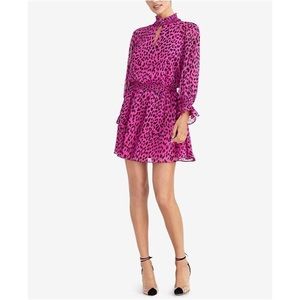 RACHEL Rachel Roy Animal Print Fit & Flare Dress